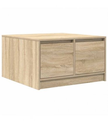 vidaXL Coffee Table with Drawers Sonoma Oak 70,5x70x40 cm