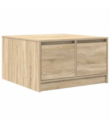 vidaXL Coffee Table with Drawers Sonoma Oak 70,5x70x40 cm