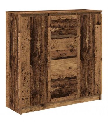 vidaXL Sideboard with Drawers Old Wood 100.5x35x98.5cm Engineered Wood