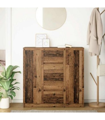 vidaXL Sideboard with Drawers Old Wood 100.5x35x98.5cm Engineered Wood