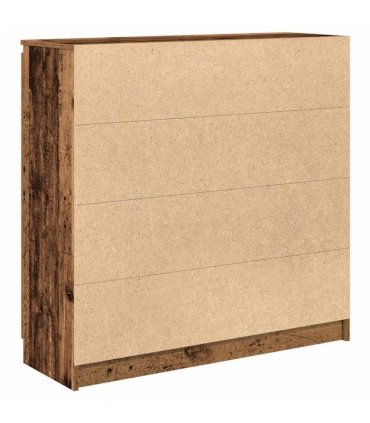 vidaXL Sideboard with Drawers Old Wood 100.5x35x98.5cm Engineered Wood