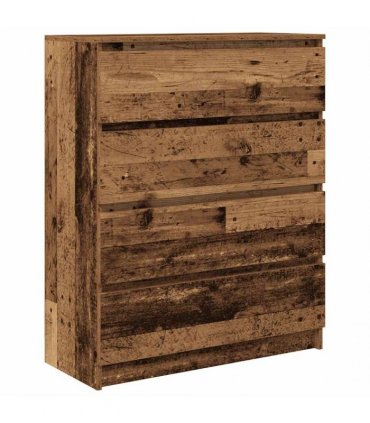 vidaXL Sideboard Old Wood 80x35x99 cm Engineered Wood