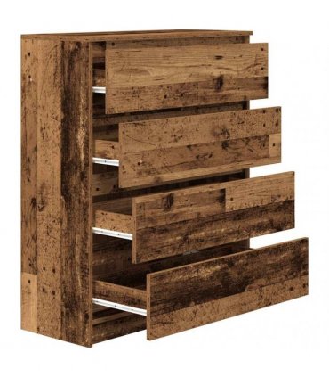 vidaXL Sideboard Old Wood 80x35x99 cm Engineered Wood