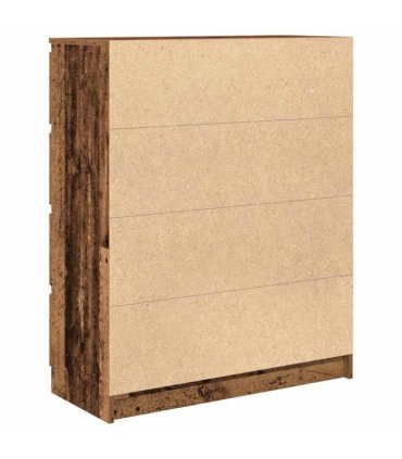 vidaXL Sideboard Old Wood 80x35x99 cm Engineered Wood