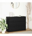vidaXL Sideboard Black Oak 100x35x76 cm Engineered Wood
