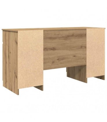 vidaXL Desk Artisan Oak 140 x 49 x 76 cm Engineered wood