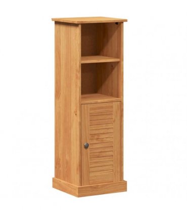 vidaXL Bathroom Furniture Set VIGO 4 pcs Honey Brown Solid Pine Wood