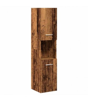 vidaXL 4 Piece Bathroom Furniture Set Old Wood Engineered Wood
