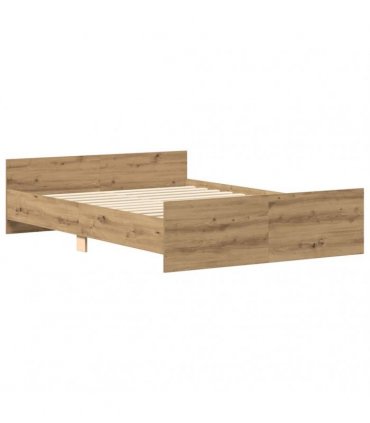 vidaXL Bed Frame without Mattress Artisan Oak 120x200 cm