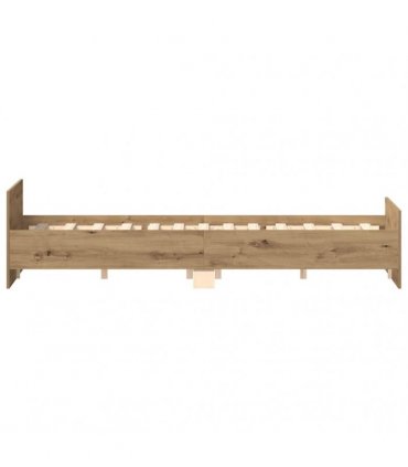 vidaXL Bed Frame without Mattress Artisan Oak 120x200 cm