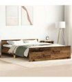 vidaXL Bed Frame without Mattress Old Wood 150x200cm Engineered Wood