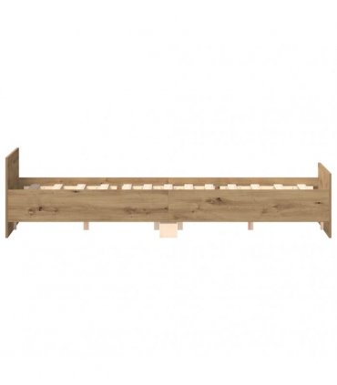 vidaXL Bed Frame without Mattress Artisan Oak 150x200 cm