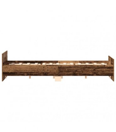 vidaXL Bed Frame without Mattress Old Wood 160x200cm Engineered Wood