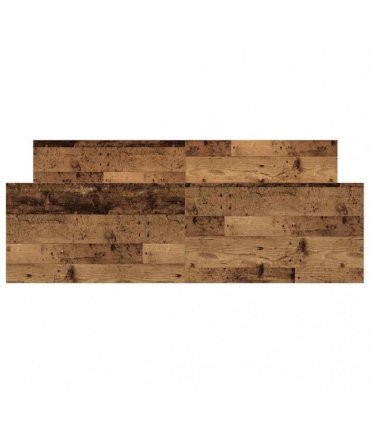 vidaXL Bed Frame without Mattress Old Wood 120x190cm Engineered Wood