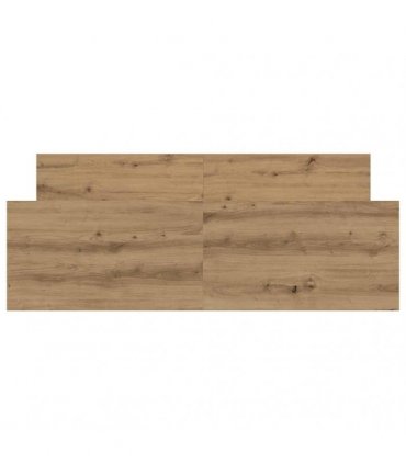 vidaXL Bed Frame without Mattress Artisan Oak 135x190 cm
