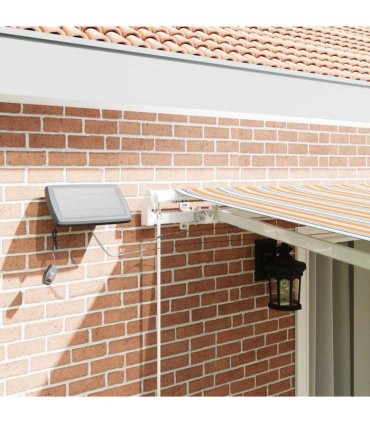 vidaXL Manual Awning with Solar LED 4.5 x 3.5 m