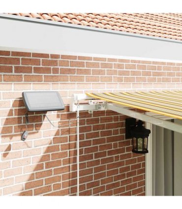 vidaXL Manual Awning with Solar LED 4.5 x 3.5 m