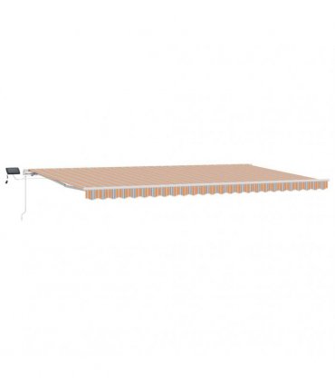 vidaXL Manual Awning with Solar LED 6 x 3 m