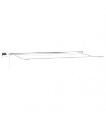 vidaXL Manual Awning with Solar LED 6 x 3 m