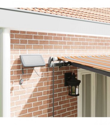 vidaXL Manual Awning with Solar LED 6 x 3 m