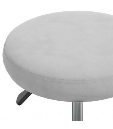 vidaXL Office Swivel Chair Light Grey Velvet