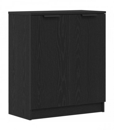 vidaXL Sideboard 3 pcs Black Oak 120 x 30 x 70 cm Engineered Wood