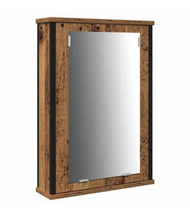 vidaXL Bathroom Furniture Set 3 pcs Old Wood Engineered Wood