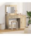 vidaXL Dressing Table 2 pcs Brown 40 x 41 x 75 cm Engineered Wood