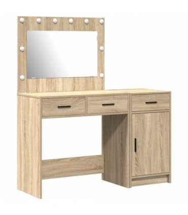 vidaXL Dressing Table 2 pcs Brown 40 x 41 x 75 cm Engineered Wood