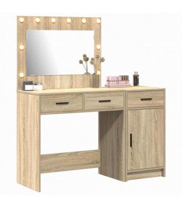 vidaXL Dressing Table 2 pcs Brown 40 x 41 x 75 cm Engineered Wood