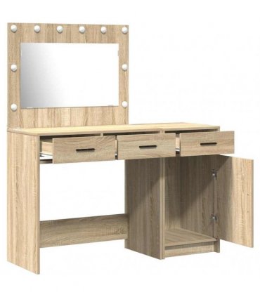 vidaXL Dressing Table 2 pcs Brown 40 x 41 x 75 cm Engineered Wood