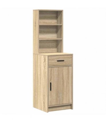 vidaXL Dressing Table 2 pcs Brown 78.5 x 41 x 135 cm Engineered Wood