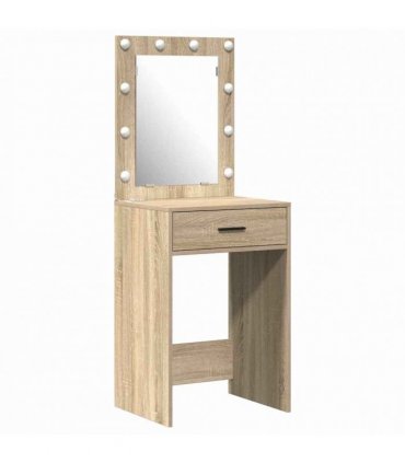 vidaXL Dressing Table Set 2 pcs Sonoma Oak Engineered Wood