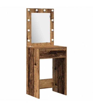 vidaXL Dressing Table Set 2 pcs Old Wood Engineered Wood