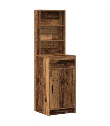 vidaXL Dressing Table Set 2 pcs Old Wood Engineered Wood
