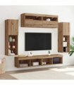 vidaXL TV Cabinet Set 6 pcs 30.5 x 30 x 102 cm Artisan oak