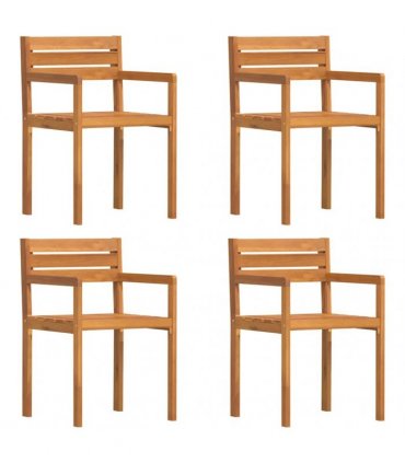 vidaXL 5 Piece Garden Dining Set Solid Wood Acacia
