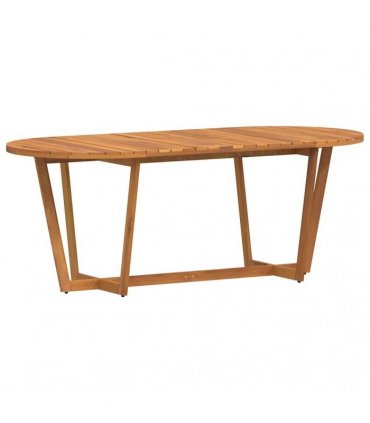 vidaXL 7 Piece Garden Dining Set Solid Wood Acacia
