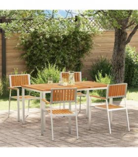 vidaXL Outdoor Dining Set 5 pcs 150 x 90 x 75 cm