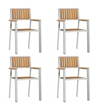 vidaXL Outdoor Dining Set 5 pcs 150 x 90 x 75 cm