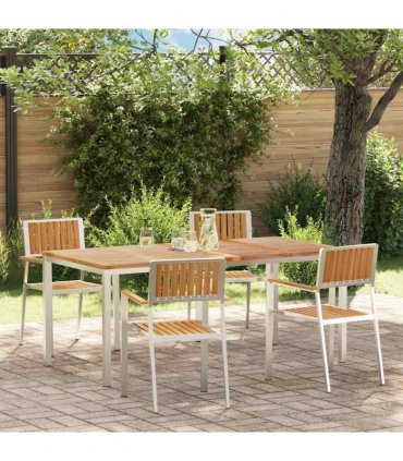 vidaXL Outdoor Dining Set 5 pcs 180 x 90 x 75 cm