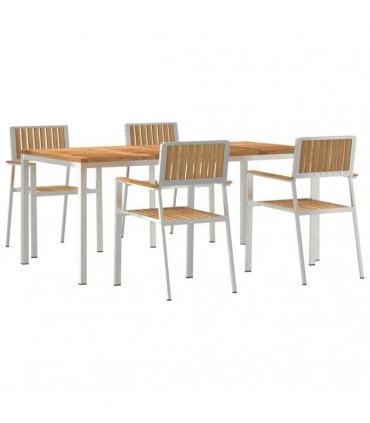vidaXL Outdoor Dining Set 5 pcs 180 x 90 x 75 cm
