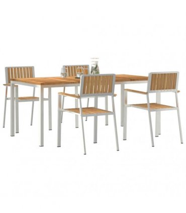 vidaXL Outdoor Dining Set 5 pcs 180 x 90 x 75 cm