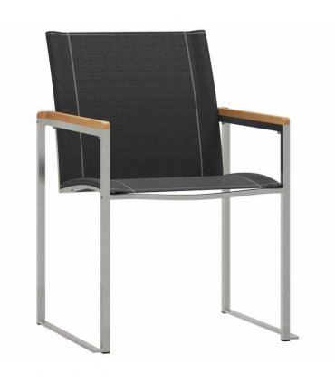 vidaXL Garden Dining Set 3 pcs Solid Acacia Wood and Stainless Steel