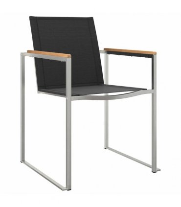 vidaXL Garden Dining Set 3 pcs Brown and Black