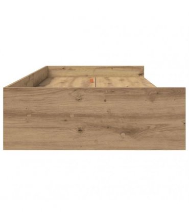 vidaXL Bed Frame with Drawer Artisan Oak 90 x 200 cm Engineered Wood
