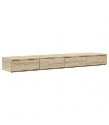 vidaXL Storage Bed Frame with Drawer Sonoma Oak 150 cm Engineered Wood