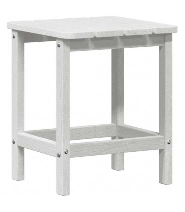 vidaXL Garden Chair 3 pcs White Polyethylene