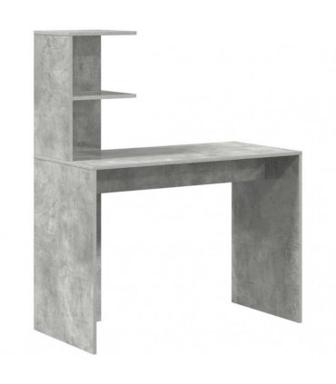 vidaXL Desk Concrete Grey 133.5 x 50 x 124 cm 2 pcs