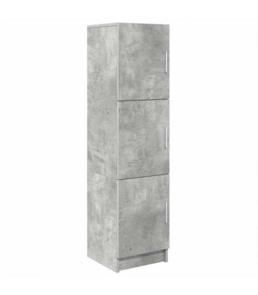 vidaXL Desk Concrete Grey 133.5 x 50 x 124 cm 2 pcs